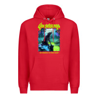 Red r.l. stine goosebumps nightmare halloween werewolf fever swamp essenti Premium Hoodie - lanVoArt