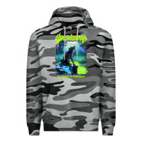 Slate Camo r.l. stine goosebumps nightmare halloween werewolf fever swamp essenti Premium Hoodie - lanVoArt