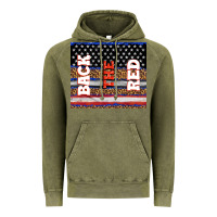 Vintage Olive America back the red Vintage Hoodie - TumblerDesignByShophia