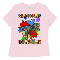 Bubblegum Pink rawsomely different autism t rex Ladies Tee - Artiststas