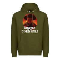 Army Green children of the corn halloween cornhole the kids' spooky horror movie Premium Hoodie - lanVoArt