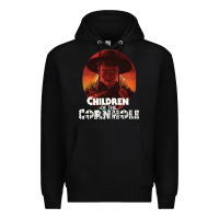 Black children of the corn halloween cornhole the kids' spooky horror movie Premium Hoodie - lanVoArt