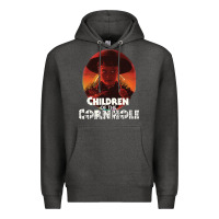 Charcoal Heather children of the corn halloween cornhole the kids' spooky horror movie Premium Hoodie - lanVoArt