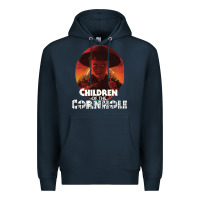 Navy children of the corn halloween cornhole the kids' spooky horror movie Premium Hoodie - lanVoArt