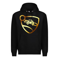 Black mens best rocket league cute gifts Premium Hoodie - lanVoArt