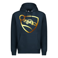 Navy mens best rocket league cute gifts Premium Hoodie - lanVoArt