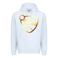 White mens best rocket league cute gifts Premium Hoodie - lanVoArt