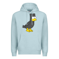 Blue Mist bart as edgar allen poe raven nevermore halloween Premium Hoodie - lanVoArt