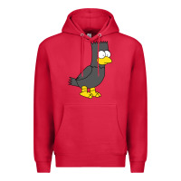 Cardinal bart as edgar allen poe raven nevermore halloween Premium Hoodie - lanVoArt