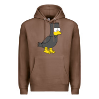 Chestnut bart as edgar allen poe raven nevermore halloween Premium Hoodie - lanVoArt
