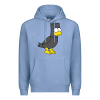 Colony Blue bart as edgar allen poe raven nevermore halloween Premium Hoodie - lanVoArt