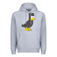 Heather Grey bart as edgar allen poe raven nevermore halloween Premium Hoodie - lanVoArt