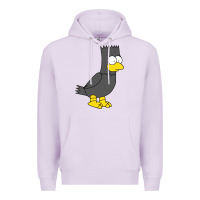 Lilac bart as edgar allen poe raven nevermore halloween Premium Hoodie - lanVoArt