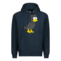 Navy bart as edgar allen poe raven nevermore halloween Premium Hoodie - lanVoArt