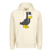 Sandshell bart as edgar allen poe raven nevermore halloween Premium Hoodie - lanVoArt