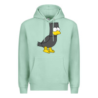 Seafoam bart as edgar allen poe raven nevermore halloween Premium Hoodie - lanVoArt