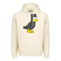 Tofu bart as edgar allen poe raven nevermore halloween Premium Hoodie - lanVoArt