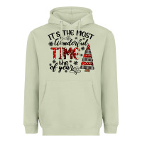 Matcha IT THE MOST WONDERFUL TIME the of year Heavyweight Hoodie - CowhideDigitalArt