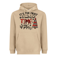 Mushroom IT THE MOST WONDERFUL TIME the of year Heavyweight Hoodie - CowhideDigitalArt