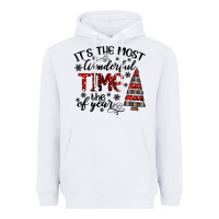 White IT THE MOST WONDERFUL TIME the of year Heavyweight Hoodie - CowhideDigitalArt