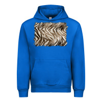 Cobalt brown zebra pattern background Urban Hoodie - BarkalooDesign