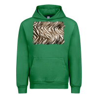 Emerald brown zebra pattern background Urban Hoodie - BarkalooDesign