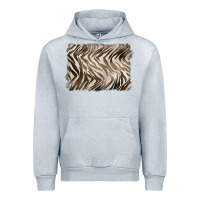 Heather Grey brown zebra pattern background Urban Hoodie - BarkalooDesign