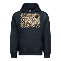 Navy brown zebra pattern background Urban Hoodie - BarkalooDesign