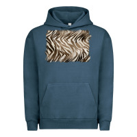 Pigment Midnight Navy brown zebra pattern background Urban Hoodie - BarkalooDesign