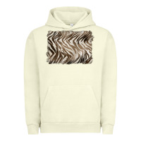 Pigment Pistachio brown zebra pattern background Urban Hoodie - BarkalooDesign