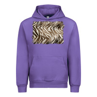 Tulip brown zebra pattern background Urban Hoodie - BarkalooDesign
