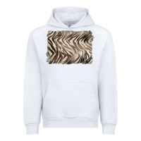 White brown zebra pattern background Urban Hoodie - BarkalooDesign