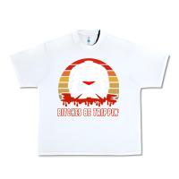 White Halloween Bitches Be Trippin Jason Mask Urban Heavy Tee - lanVoArt