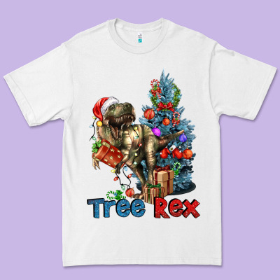 Tree Rex T-rex Premium Tee Designed By Lillyallendesigns