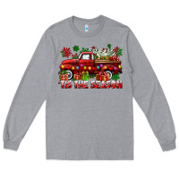 Tis The Season Christmas Truck Long Sleeve Tee | Teevron
