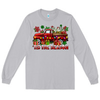 Moon Dust tis the season christmas truck Long Sleeve Tee - CowGirlArtShop