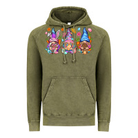 Vintage Olive Easter gnomies Easter Day Vintage Hoodie - HowdyJamesFarm