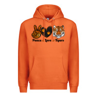 Carrot peace love tigers Premium Hoodie - RanaPortraitStore