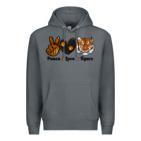 Rock peace love tigers Premium Hoodie - RanaPortraitStore