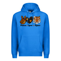 True Royal peace love tigers Premium Hoodie - RanaPortraitStore