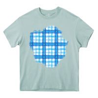 Arona Winter Tartan Patch Heavy Core Tee - BundleAndBundleShop