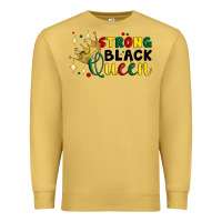 Antique Gold strong black queen Premium Sweatshirt - Artiststas