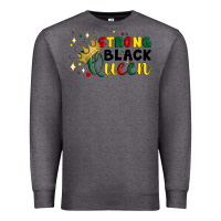 Charcoal Heather strong black queen Premium Sweatshirt - Artiststas