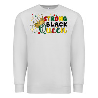 Dove Grey strong black queen Premium Sweatshirt - Artiststas