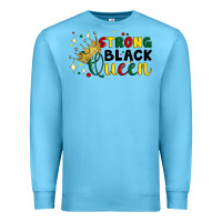 Ocean Blue strong black queen Premium Sweatshirt - Artiststas