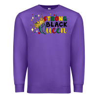 Purple strong black queen Premium Sweatshirt - Artiststas