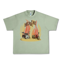 Oil Green the arcade fire Urban Heavy Tee - lanVoArt