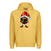 Antique Gold afro santa gnomes Premium Hoodie - FaDigitalArtStudio