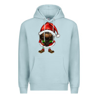 Blue Mist afro santa gnomes Premium Hoodie - FaDigitalArtStudio