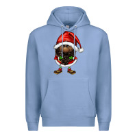 Colony Blue afro santa gnomes Premium Hoodie - FaDigitalArtStudio